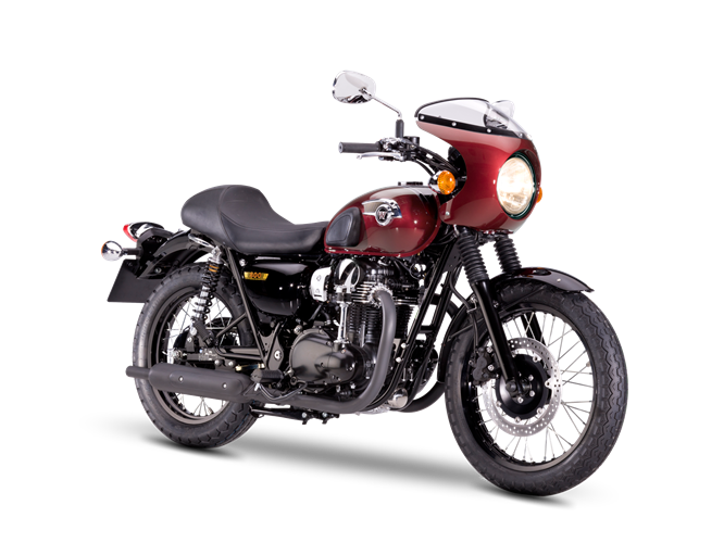 Candy Cardinal Red (Rot)  W800 Special Edition Cafe Style